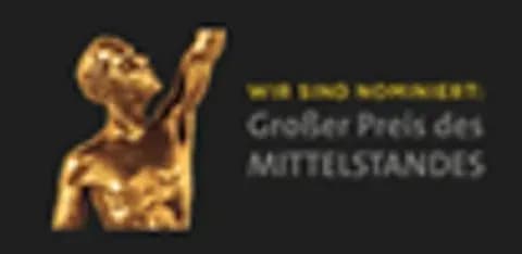 „Wir sind nominiert: Großer Preis des Mittelstandes“