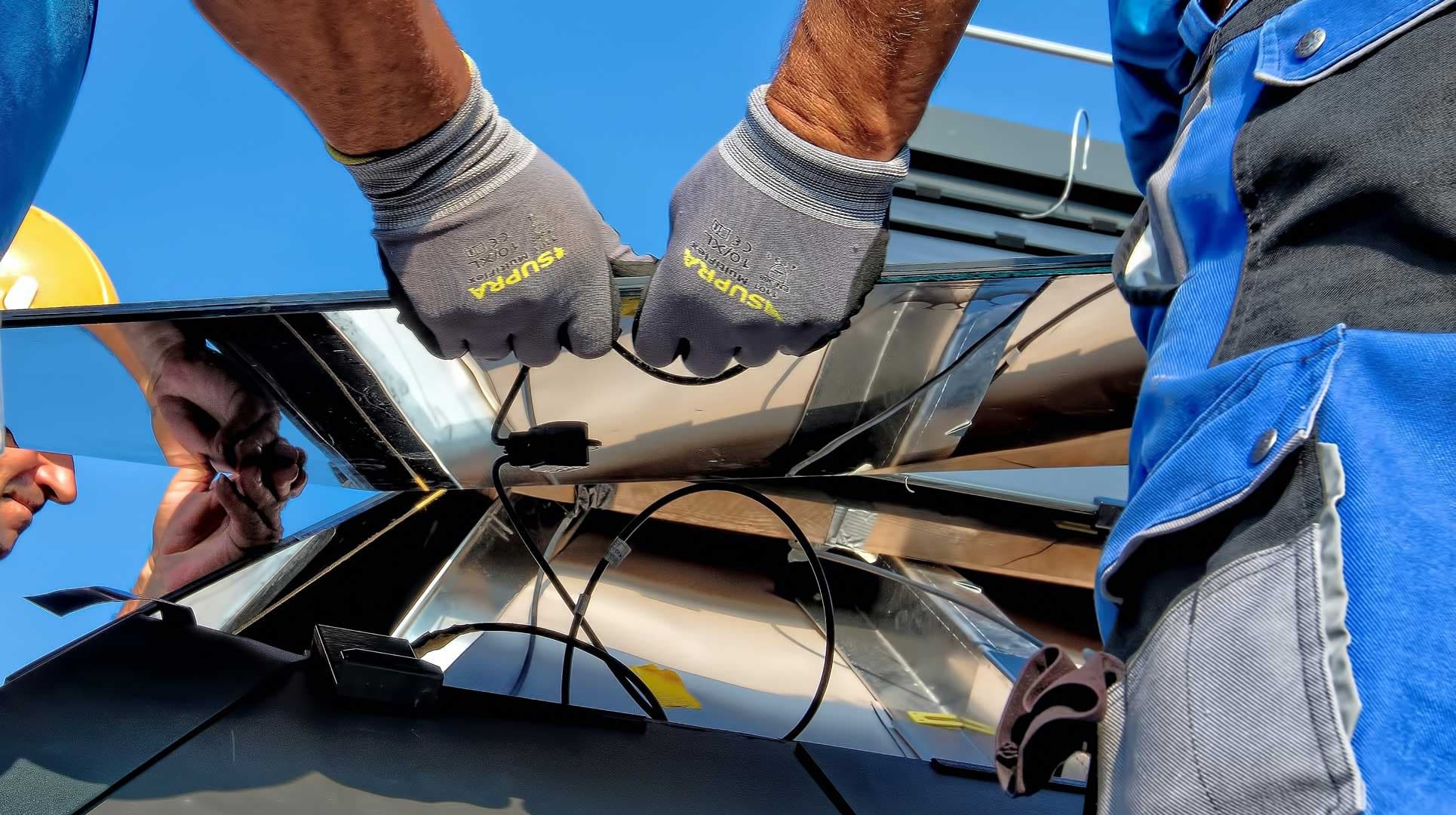 Wartung einer gewerblichen Photovoltaikanlage